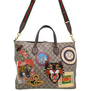 GUCCI Courier Soft GG Supreme Tote Bag